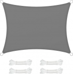 SONGMICS p&auml;ikesepurje, veekindel kuni min. 1000 mm (minimaalselt), 93% UV kaitse, p&auml;ikesevari rebenemiskindlast pol&uuml;estrist, ilmastikukindel, sobib aeda, r&otilde;dule, terrassile, telkimisele.