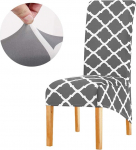 Stretch XL toolikatted s&ouml;&ouml;gitoa toolidele, 2/4/6 t&uuml;kki, tooli kaitsekate, elastne toolikaitsja, istmekatted s&ouml;&ouml;gitoa, pulmade, bankettide, peo kaunistamiseks (Hall, 2 komplekt)