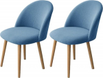 Komplekt 2 Stretchy tooli katted s&ouml;&ouml;gitoa toolidele, kumer seljatugi, kaasaegne aktsent tool, Slipcovers, pestav tool kaitse ilma k&auml;etoed elutuba, k&ouml;&ouml;k, hotell (Sinine, 2