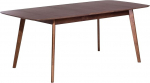 Beliani Skandi Madox s&ouml;&ouml;gilaud tumedast p&auml;hklipuust 150 x 90 cm pikendatav 190 x 90 cm