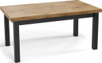 WFL GROUP Modernne piklik pikendatud s&ouml;&ouml;gilaud - Ruumis&auml;&auml;stlik - Mustad puidust jalad - 170 kuni 250 cm - Valmistatud ELis - 170 x 90 cm - Lancelot tammepuu
