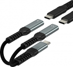 USB-C Kopfh&ouml;rer Adapter Splitter Typ-C Ladeger&auml;t f&uuml;r iPhone 17 16 15 Pro Max Kompatibel mit Samsung AUX Audio Dongle Jack Dual Adapter Kabel Kopfh&ouml;rer Port f&uuml;r Apple Konverter Connector Schnellladung