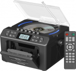 Retekess TR642 CD-m&auml;ngija koos kassetiga, Boombox kassetim&auml;ngija, AM FM-raadio, traadita &uuml;hendus, 5000 mAh aku, AUX/USB/TF/k&otilde;rvaklapid, stereo, sobib pere&uuml;ritusteks