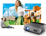 4K Smart Projector Daylight sertifitseeritud rakendustega, 2300 ANSI LED-projektor, DB Audio, Auto Focus, WiFi 6, Bluetooth, HDMI eARC/CEC, HDR 10 UHD projektorid kodukino, &otilde;uekino, m&auml;ng, lagi, lagi