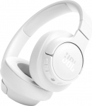 JBL Tune 720BT juhtmevabad k&otilde;rvaklapid - JBL Pure Bass Sound, Bluetooth ja kerge, kokkupandav disain - kuni 76 tundi kestev muusika taasesitus - Valge
