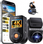VANTRUE S1 Pro Max 4K + 2.5K STARVIS 2 Dash Cam auto eesmine tagumine 5G WLAN PlatePix AI Dash Cam GPS 360&deg; HDR puhver parkimise j&auml;lgimise autokaamera, LTE valikuline, h&auml;&auml;lk&auml;sklus, privaatsus Remodi, 1TB Max