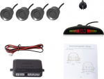 CoCar auto tagurdussignalisatsiooni parkimisabi 4 sensorit parkimisassistent parkimiss&uuml;steem PDC + LED-indikaatorid + akustiline hoiatus - hall