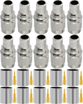 Vecys 10 tk TNC RF &uuml;hendused 50 Ohm TNC koaksiaal&uuml;hendused RG8 VLMR400 RF koaksiaalkaablile