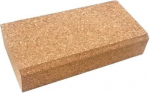 LIBCAM Cork Mat 100 x 50 x 20 mm, Natural Cork Tile Board, Non-Stick Cork Board with Through Holes for Handmade DIY Leather Tools