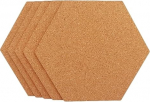 5 Pieces Cork Notice Board Self-Adhesive Cork Memo Board Display Message Pin Board for DIY Photo Wall Home Decorations