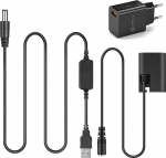 Raeisusp 5 V USB adapteri komplekt + QC3.0 laadija kaabel DC 8.4 V ACK-E6 + DR-E6 LP-E6 LP E6 virtuaalne aku Canon EOS 5D Mark II 5D2 5D3 6D 7D jaoks