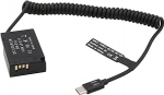 USB C ja LP-E17 dummy aku Canon EOS R8 R10 RP T6s T6i T7i X8i SL2 800D 9000D kaamerale 9V/12V PD DR-E18
