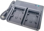 USB Dual Battery Charger for Canon BP-828 BP828 BP-827 BP-820 BP-819 BP-809 BP-808 HF XA75 XA70 XA65 XA60 XA25 XA20 VIXIA HF G70 G60 G5 0 0 0 G0. G30 G10, FS10 FS11 FS20 FS21 FS22 FS31 FS40 Camera