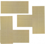 NEZIH Brass Wire Mesh Woven Sheet - 0.08 mm Aperture - 0.13 mm Wire Diameter 120 Mesh Filters/5 Pieces/18 x 100 cm