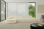 ALTDECOR Livo-L2-337 x 173 x 79,5 cm L-kujuline nurgadiivan nurgadiivan Voodi nurgadiivan Elamismaastiku diivan beež