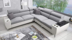All4All Meggy III nurgadiivan 210 x 127 cm - Sleep Function - Bed Box - L-kujuline - Diivan - Nurgadiivan - Diivanvoodi - Elamismaastik - Reguleeritavad peatuged - Diivan - Polsterdatud diivan - Voodi - Paremal pool - 26