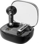 Juhtmevabad Bluetooth 5.3 k&otilde;rvaklapid, 4 g Mini k&otilde;rvaklapid 4 mikrofoniga, 2024 Bluetooth k&otilde;rvaklapid Hi-Fi Stereo k&otilde;rvaklapid Sport, 50H Deep Bass Playtime Wireless Earbud, USB-C laadimiskohver (must)