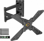 FORGING MOUNT Corner TV Wall Mount Full Motion TV Mount Bracket for 32"-75" TV Wall Mount with 33" Extension and Articulating Arm Swivel & Tilt Max VESA 600