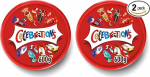 Celebrations Chocolate Bulk Pack nagu maiustused, koos Mini Chocolate Bar Snacks (Maltesers, Galaxy, Snickers & More) &scaron;okolaadi kingiidee koos Mini Chocolate Chocolates, Candy Box, 600 g