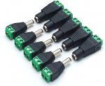lightingwill 5.5 x 2.1mm Barrel Power 12V mees ja naine DC Jack toitepistik adapter pistik CCTV turvakaamera LED ribadeks