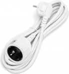 Toitejuhe 3 meetrit 16A 250V~2P+E pikendusjuhe H05VV-F 3G1,5 mm&sup2; - pikenduskaabel Schucko / pikendus pistik Valge (3 m)