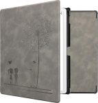 kwmobile &uuml;mbris, mis &uuml;hildub Amazon Kindle Scribe 11-tollise (2025) &uuml;mbrisega - kunstnahast &uuml;mbris - Dandelion Love Hall