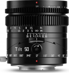 TTArtisan 50mm F1.4 kallutatav objektiiv metallkorpusega, mis &uuml;hildub Micro Four Thirds M43 monteeringuga (must)