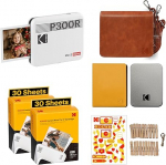KODAK Mini 3 Retro Portable Photo Printer Fast Print HD Photos 54 x 86 mm Bluetooth Compatible with iOS and Android Pack of 68 Photo Papers &ndash; White