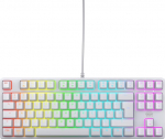 CHERRY XTRFY K4V2 TKL juhtmega m&auml;nguklaviatuur ilma numbriklahvistikuta, UK paigutus (QWERTY), kohandatav RGB valgustus, mehaanilised MX2A RED l&uuml;litid, valge