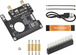 PCIe to M.2 E Key HAT Raspberry Pi 5 jaoks, &uuml;hildub 2230 suurusega NGFF (M.2 E Key) traadita v&otilde;rguartiklitega, toetab PCI-E&times;1 Gen2 v&otilde;i Gen3 režiimi, toetab USB Bluetooth &uuml;hendust, HAT+ standardit