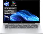 HP OmniBook 7 Intel Core Ultra 7 258V Next Gen AI PC, Copilot+ PC, 17,3-tolline FHD puuteekraan, 47 tops, 32GB LPDDR5x RAM, 1TB PCIe Gen4 SSD, Intel Arc 140 V GPU, QWERTZ, Windows 11, h&otilde;bedane