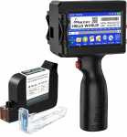 Phezer 0,5-tolline P15 mobiilne pihuarvuti PS100 Quick-Dry tindiga, kaasaskantav tindiprinter QR-koodi v&ouml;&ouml;tkoodi kuup&auml;eva MHD partii numbri logo ja seerianumbri jaoks kartongil, plastil, puidul, klaasil