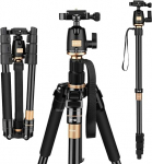 AFAITH Professional Portable Magnesium Aluminium Alloy Camera Tripod Monopod & Ball Head For DSLR SLR Camera Canon Nikon Pentax Sony Tripod Q-555