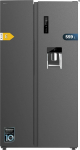 Cecotec American Bolero CoolMarket SBS 559 Dark E. 559L, 177 cm x 90 cm, E-Class, Multi Air Flow System, Total No Frost, Inverter-Plus