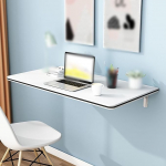 DropLeaf Schwebender Klapptisch f&uuml;r W&auml;sche und B&uuml;ro, wandmontiert, vielseitige Werkbank f&uuml;r K&uuml;che, Schlafzimmer, Bar, platzsparendes Design, stilvoll und funktional