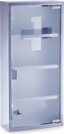 Zeller 18112 Medicine Cabinet 27 x 12 x 57 Stainless Steel