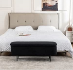 DRKAT Boucle hoiupink magamistuppa, pehmendusega hoiupink metallist alusega, kaasaegne pink magamistuppa koos hoiuruumiga, Teddy pink elutuppa/eelikusse/voodipoolele