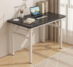 Moodne kokkupandav laud kodukontorisse Kompaktne minimalistlik arvutilaua magamistoas &otilde;ppet&ouml;&ouml;ks Ei vaja kokkupanekut Must 120 x 60 cm - ideaalne v&auml;ikestesse ruumidesse