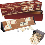 Star Oyun Aletleri Professional VIP Rummikubi komplekt puidust, Ahsap Okey Takimi, Rummikubi komplekt melamiinist kividega, puidust (helepruun)