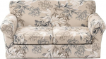 KRFOONN Stretch Sofa Couch Covers for 2 Pillows, Printed Sofas Two Seater Slipcover with 2 Separate Seat Cushion Covers, Washable Sofa Slipcovers, Furniture Protector (Loveseat, 53)
