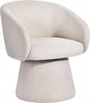 Duhome s&ouml;&ouml;gitoa tool valmistatud linasest materjalist Modern Lounge Chair Polsterdatud 360 kraadi p&ouml;&ouml;ratav koonus disain Polsterdatud tool s&ouml;&ouml;gitoa elutuppa kontorisse