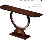 Moderner Holz-Eingangstisch, schmal, Sofatisch, Altarkabinett, 80 cm/100 cm/120 cm, hinter der Couch-Konsole, 150 kg, stilvolle Flurm&ouml;bel