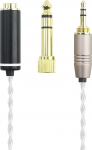 HansnBy 3.5mm 1/8" TRS pistik ja 6.3mm 1/4" adapter 4.4mm tasakaalustatud naissoost k&otilde;rvaklappide audioadapteri kaablile