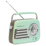 Madison - FREESOUND-VR40GR - Vintage raadio 30W pikkade akudega - Bluetooth, USB ja FM - kahvaturoheline - Vintage, nostalgia, retro
