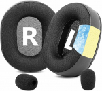 TaiZiChangQin G Pro X jahutusgeel k&otilde;rvapadjad asendamine, mis &uuml;hildub Logitech G Pro X G Pro X 2 k&otilde;rvaklappide uuendamise k&otilde;rvapadjad mikrofoni vahukomplektiga