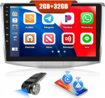 SIXWIN 2+32G koos DVR Android 13 autoraadio VW Passat B6 B7 Magotan CC jaoks koos Carplay / Android Car / Mirrorlink, 10,1-tolline mahtuvuslik puuteekraan toetab WiFi / GPS / FM / Bluetooth / SWC