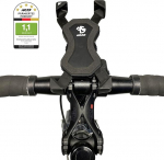 NC-17 Connect 3D universaalne hoidik #1 nutitelefoni ja mobiiltelefoni hoidik jalgratta v&otilde;i mootorratta jaoks, sobib iPhone'ile, Galaxy'le, GPS-ile, mobiiltelefonidele, must, mustas v&auml;rvitoonis