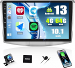 SIXWIN 4+64G Android 13 autoraadio koos CarPlay / Android Car / Mirror Link VW Passat B6 B7 Magotan CC-le, 10,1-tolline HD puuteekraan toetab WiFi GPS Bluetooth 5.0 FM / RDS 32EQ