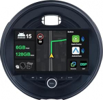 KEC [6G + 128G] IPS 9-tolline Android 15 autoraadio BMW Mini Cooper R56 F55 F56 F57 John Cooper Works, One First, One D, Cooper SD 2014-2019 koos CarPlay/Android Auto/DSP/Mirror Link/GPS/Bluetooth 5.0-ga