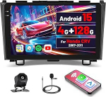 [4G+128G] Inefala Android 15 autoraadio Honda CRV 2007-2011 juhtmevaba Carplay Androidiga, 9-tolline puutetundlik raadio koos GPS WiFi RDS/FM Bluetooth EQ SWC tagurduskaamera mikrofoniga